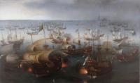 Vroom, Hendrick Cornelisz - Day seven of the battle with the Armada